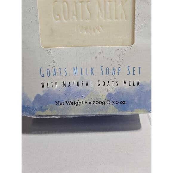 The Natural Goats Milk Company Goats Milk 8 Bars Soap Made in Australia NEW - Picture 2 of 12